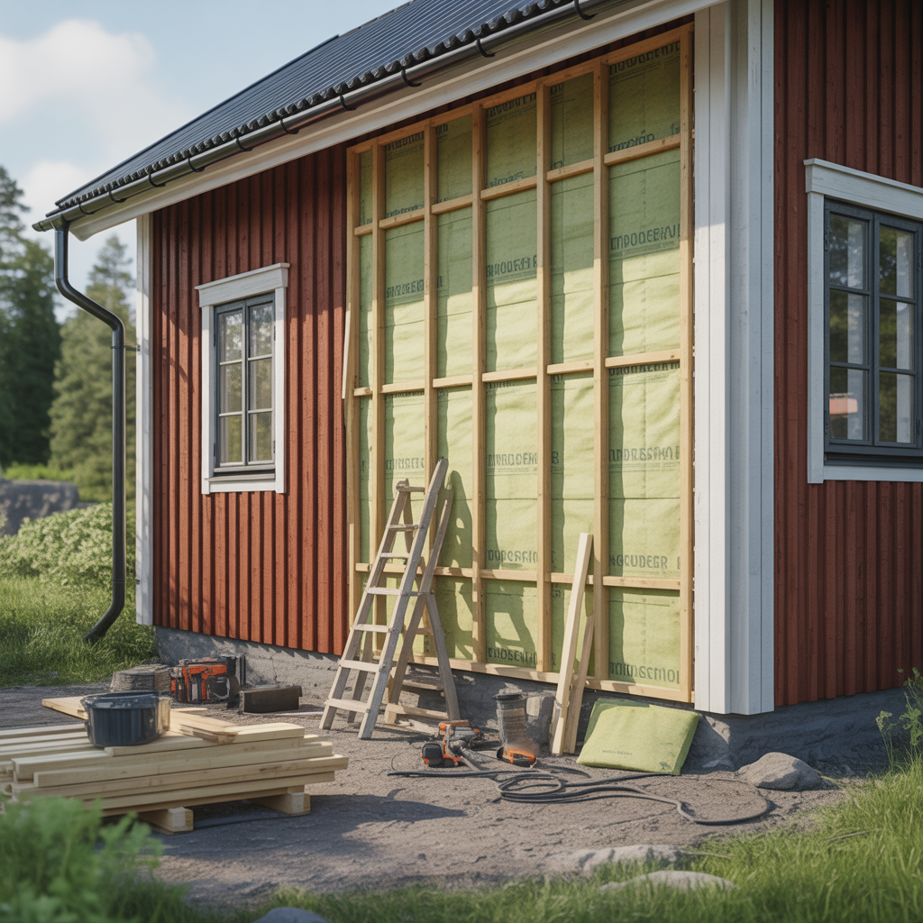 10.Sa byter du trapanel pa fasaden for att forbattra husets energi