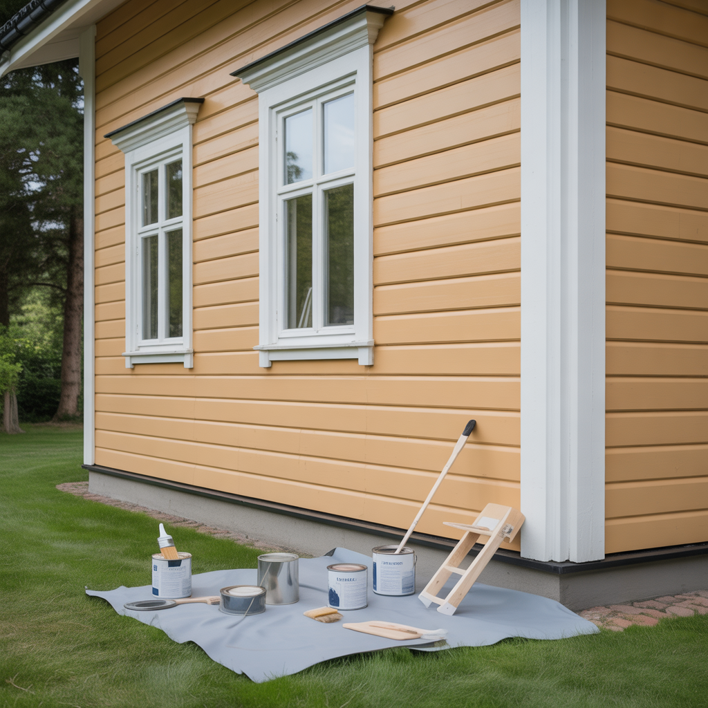 5.Sa malar du fasaden for att forlanga husets livslangd