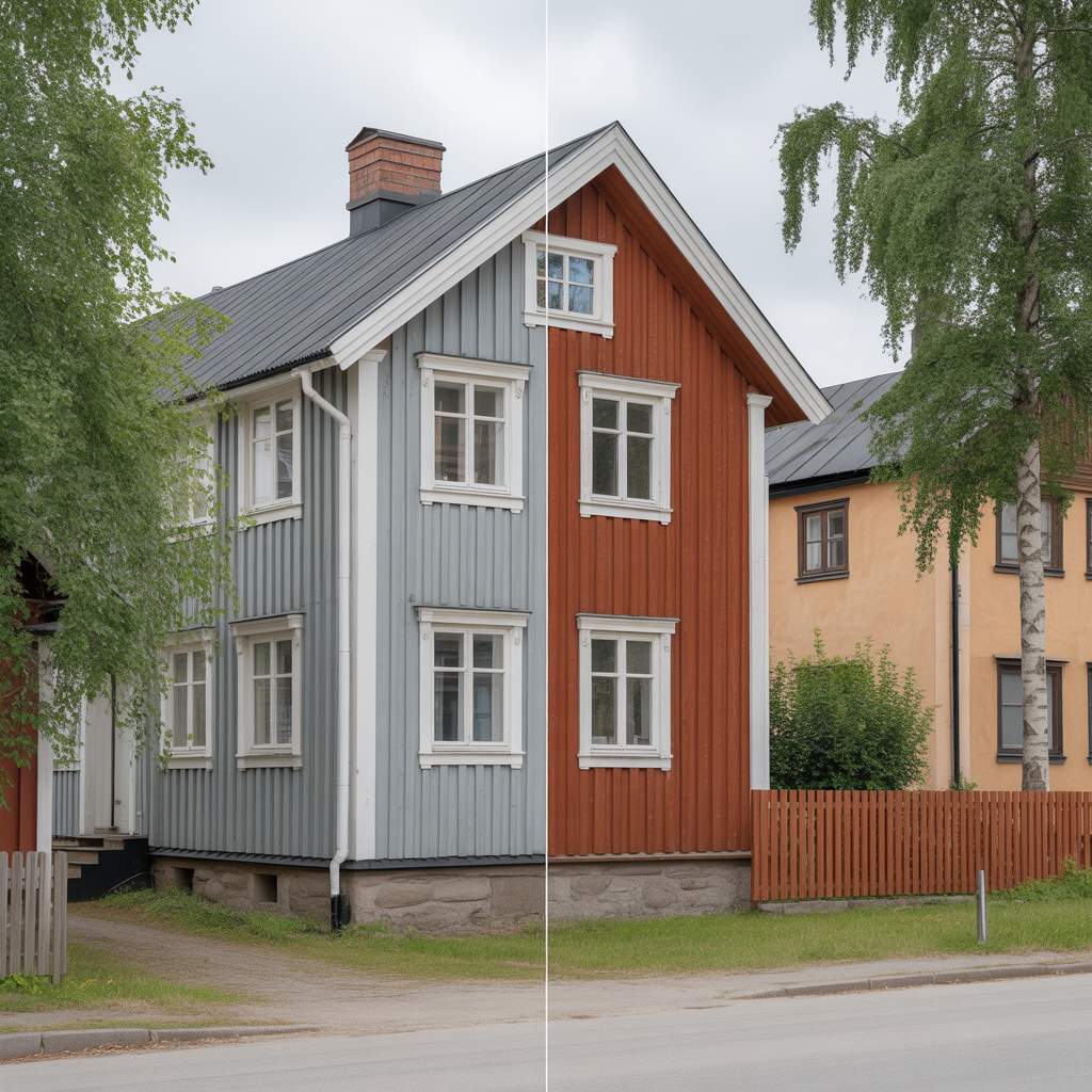 akrylat eller alkyd pa trafasad jamforelse och valguide