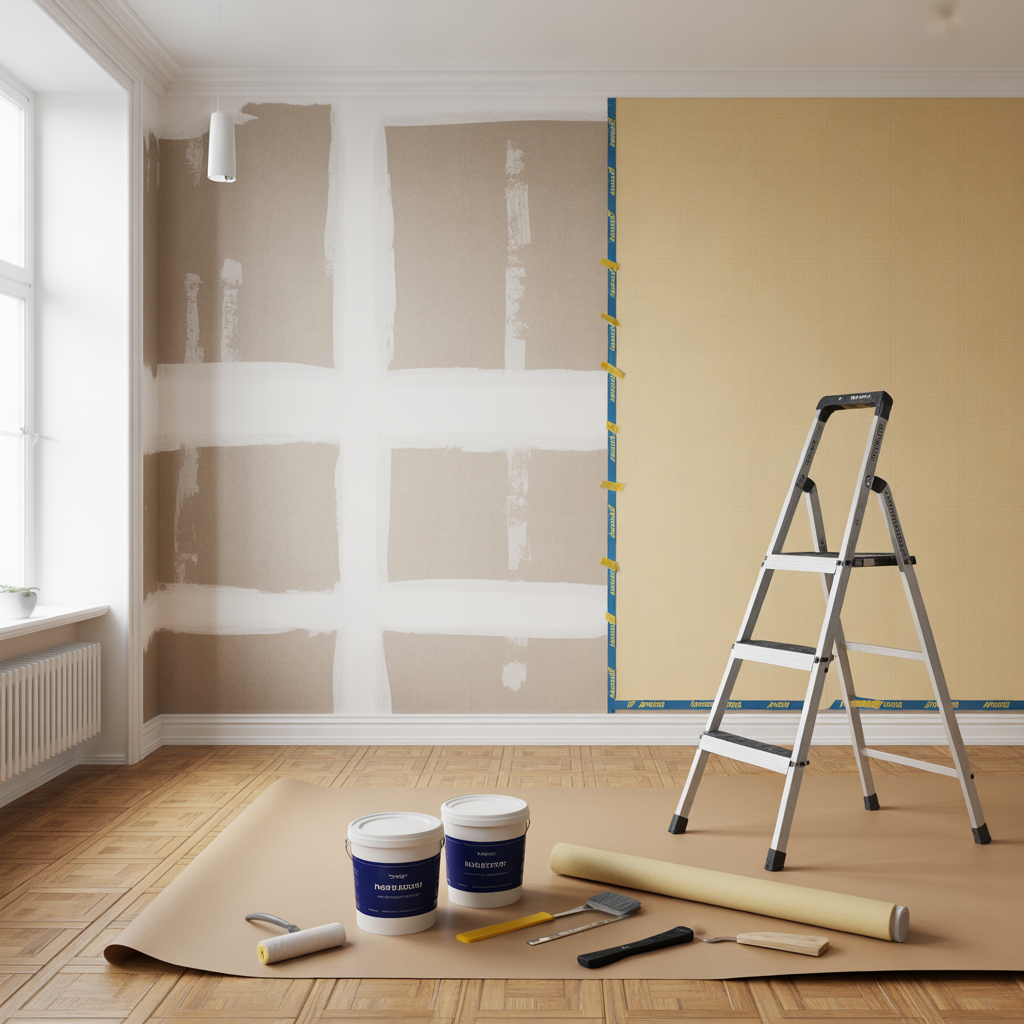 tapetsera over malade vaggar guide till forarbete och limval