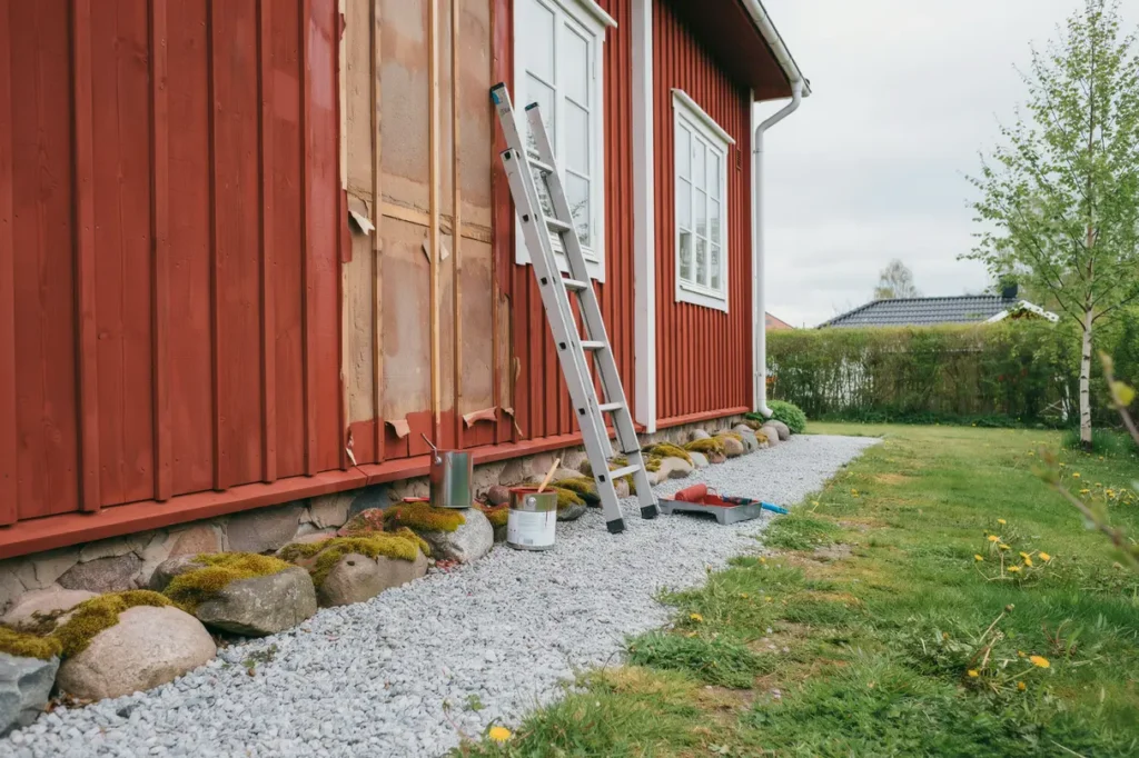 m la om tr fasaden sj lv eller anlita m lare det h r b r svenska hus gare v ga in