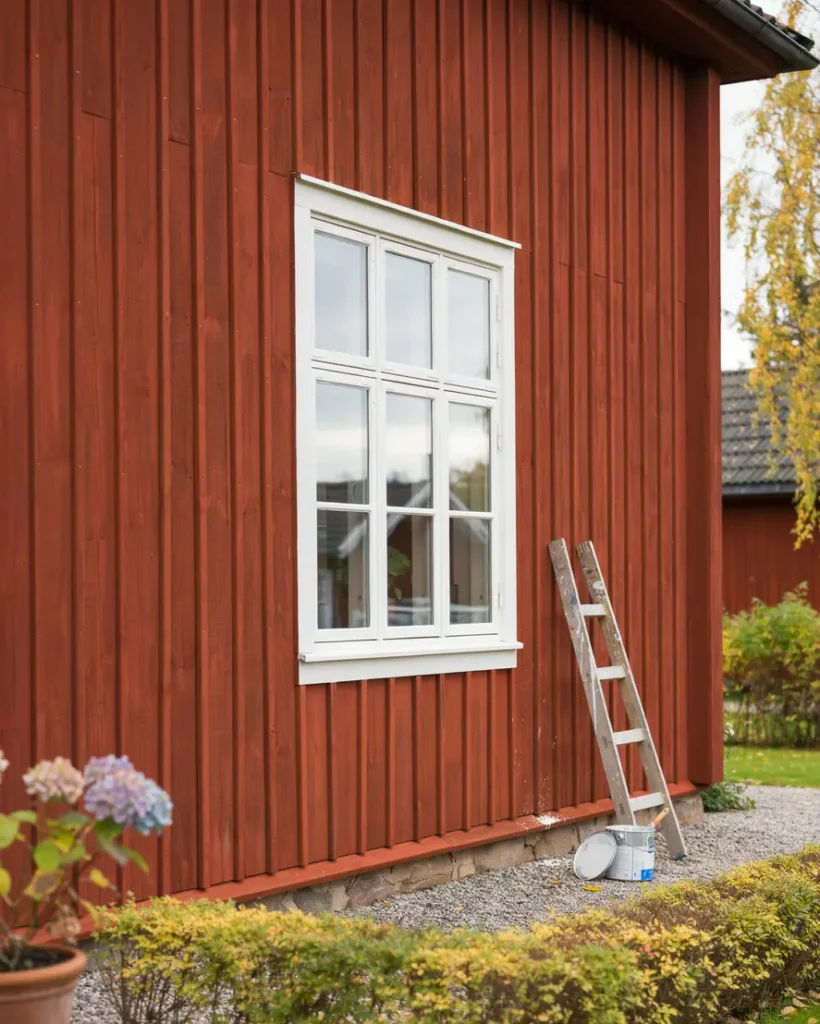 september r r tt tid att m la f nster utv ndigt s hinner f rgen h rda f re h stregnen